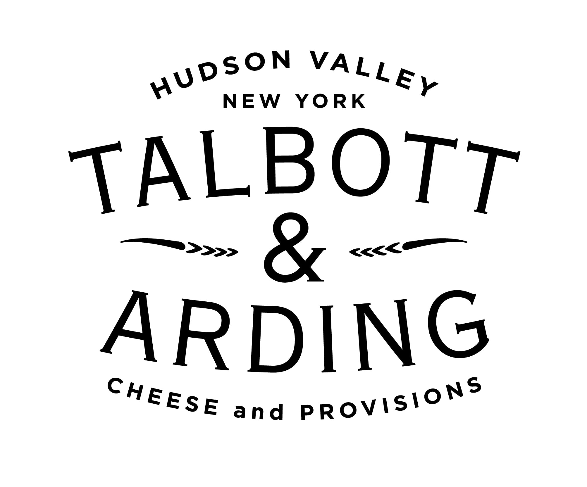 Logo of Talbott & Arding Cheese and Provisions.