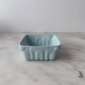 Heirloom Home and Studio Blue Porcelain Berry Basket