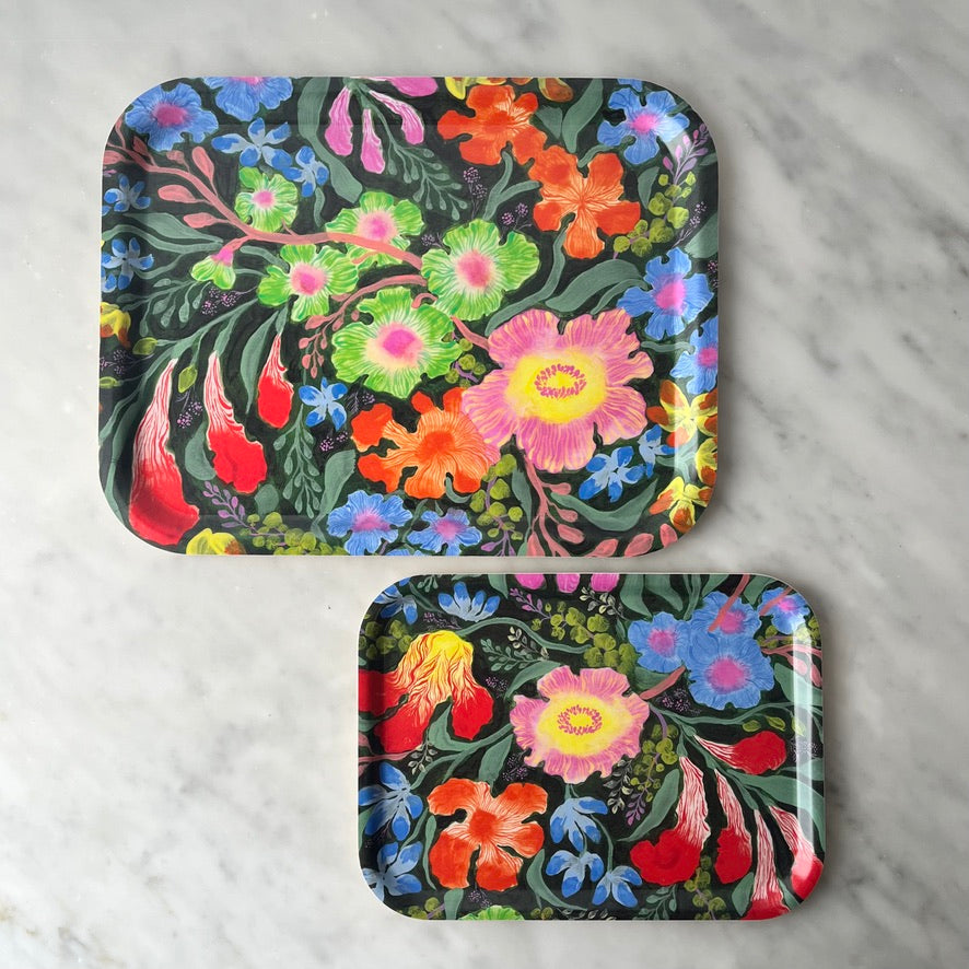 Wrap Tableware Botanical Blooms Mini Rectangular Tray