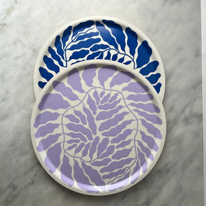 Wrap Tableware Round Lilac Tray