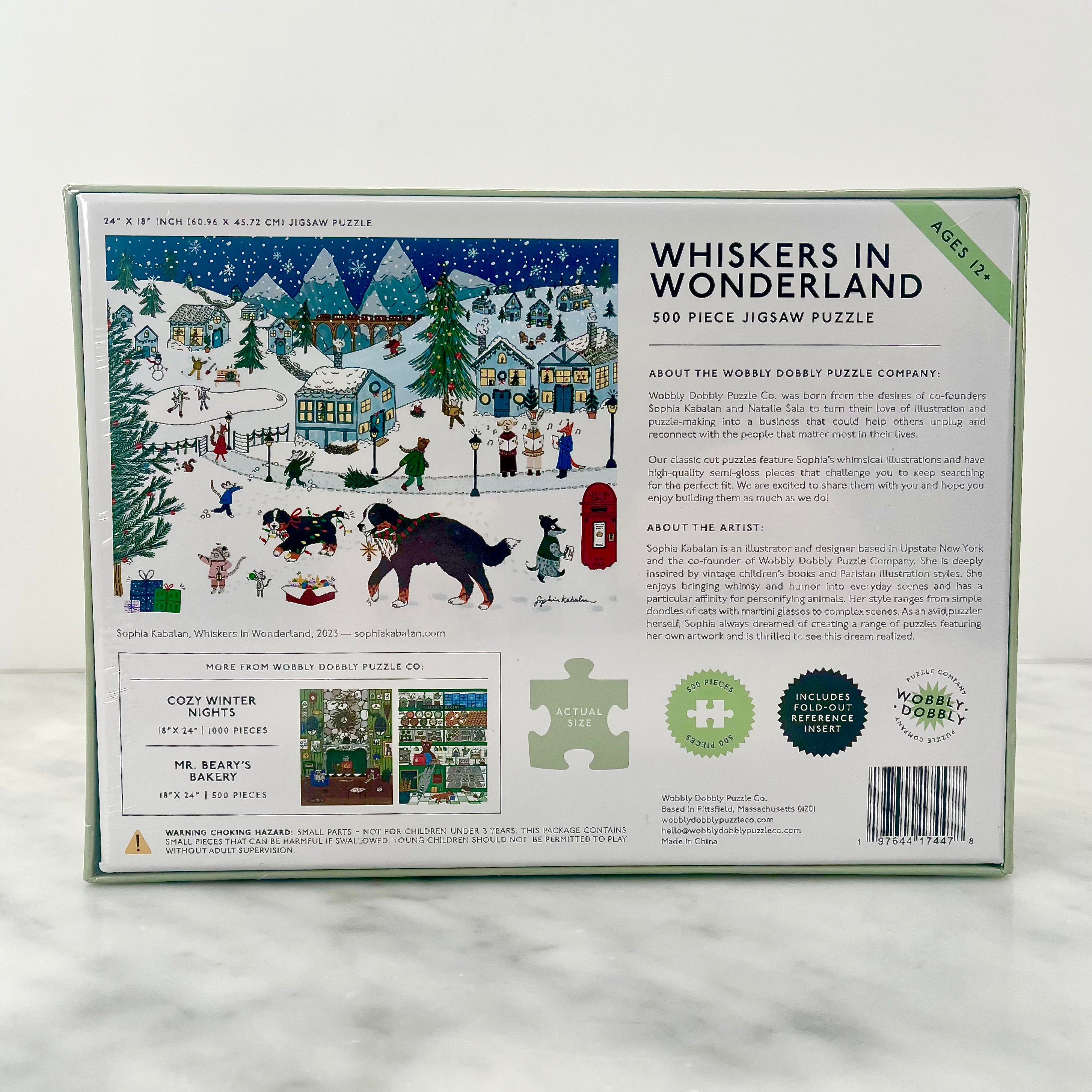 Whiskers in Wonderland - Wobbly Dobbly Puzzle Company