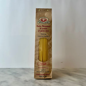 Package of Italian capellini pasta.