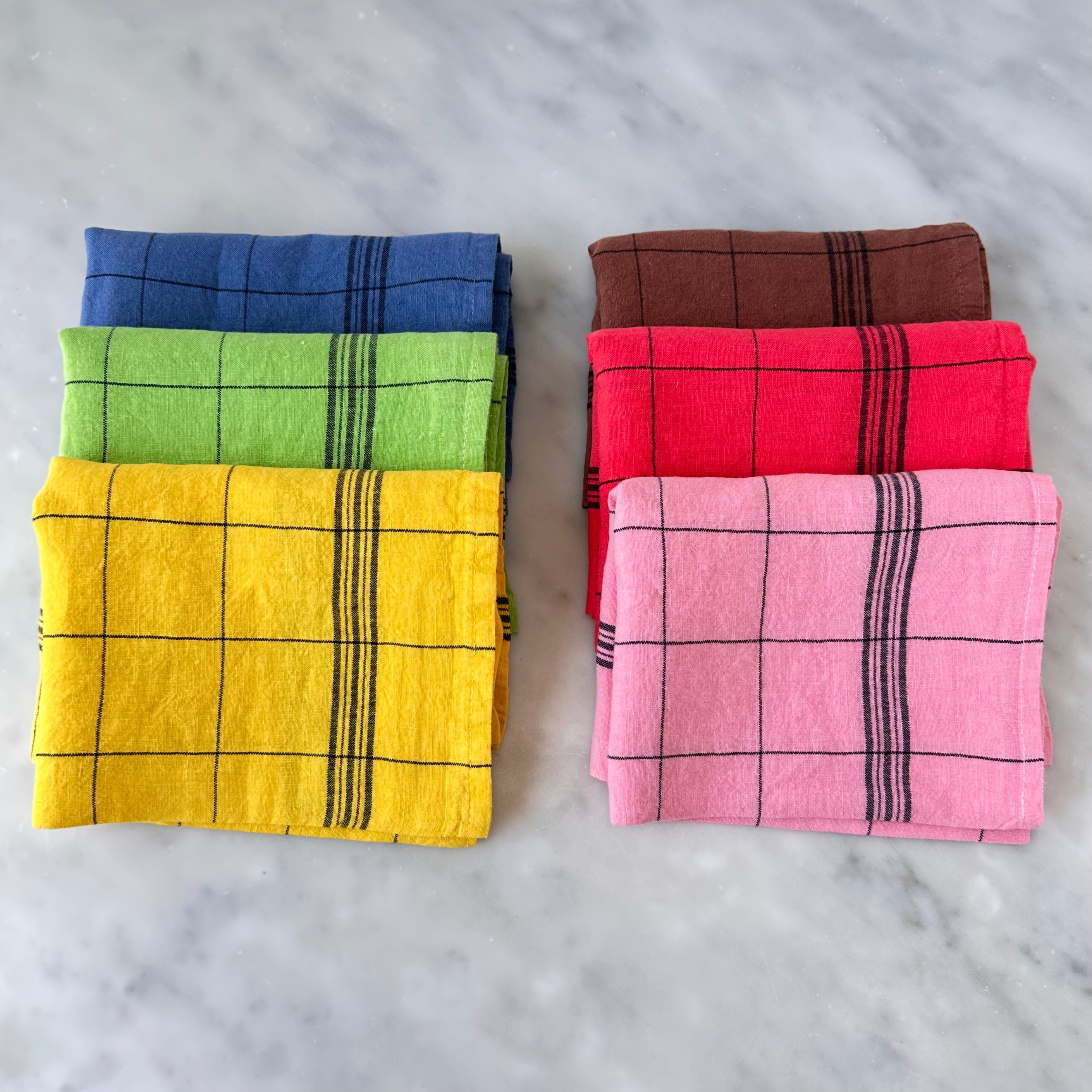 Charvet Éditions Linen Bistrot Tea Towel