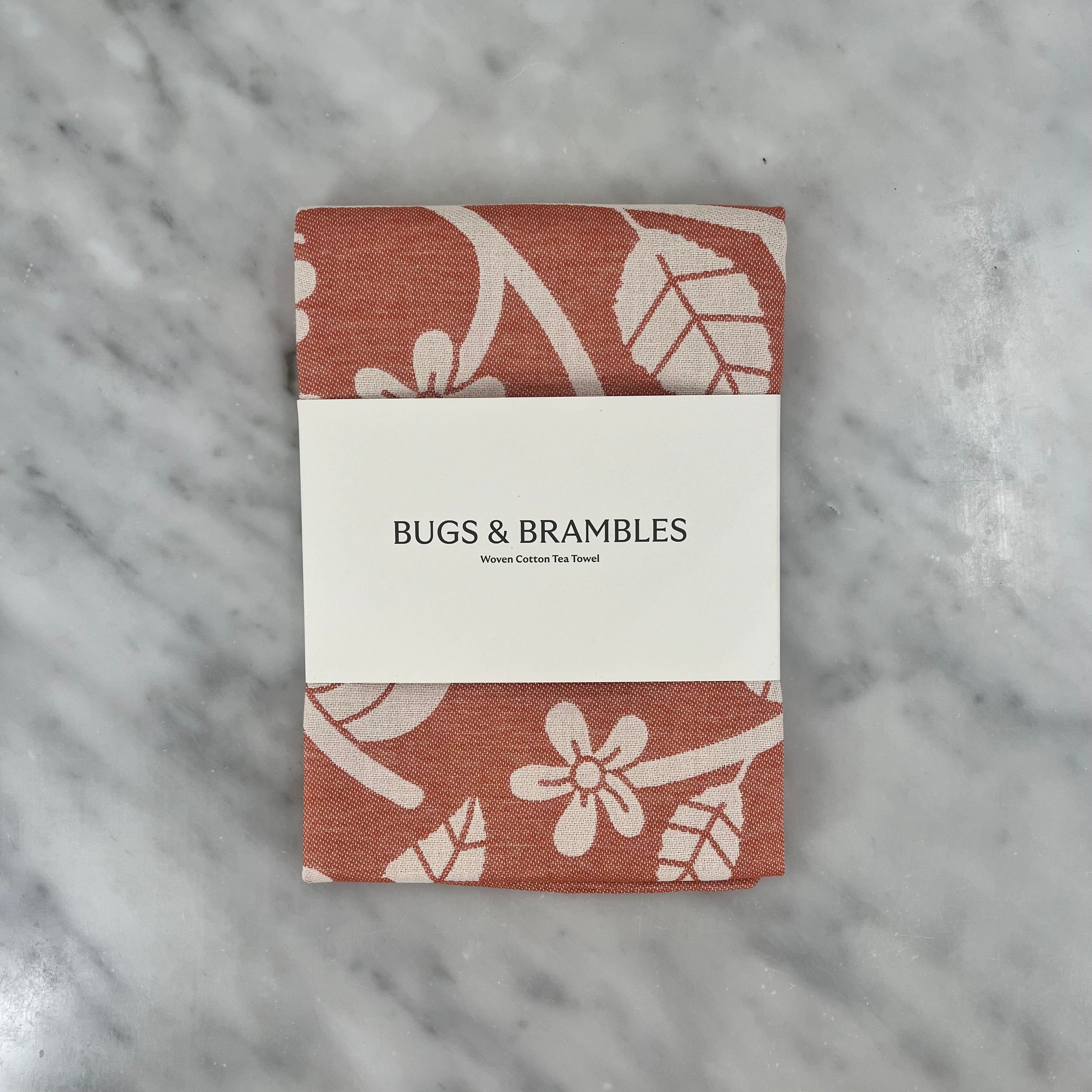 Wrap Tableware Bugs & Brambles Tea Towel
