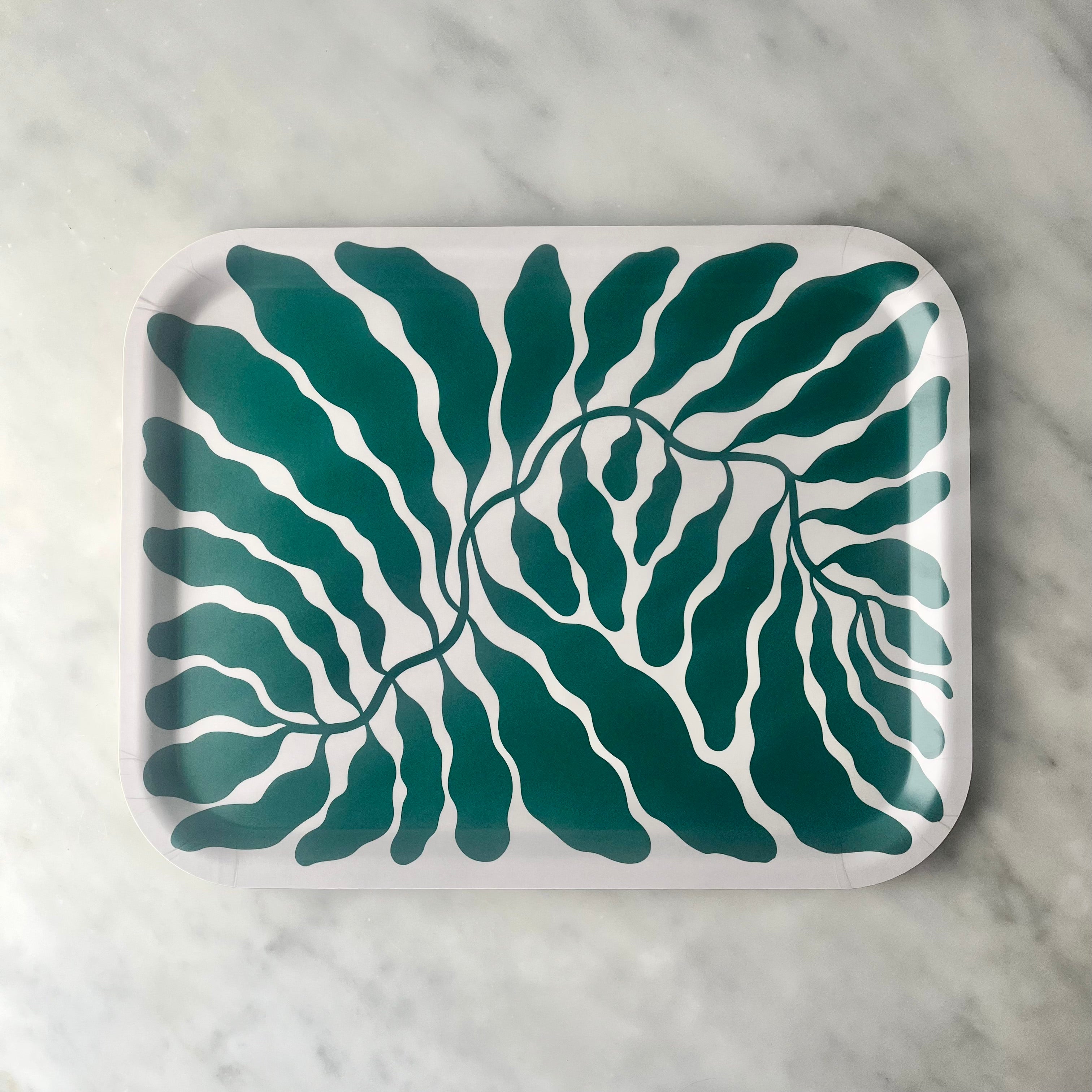 Wrap Tableware Green Tray
