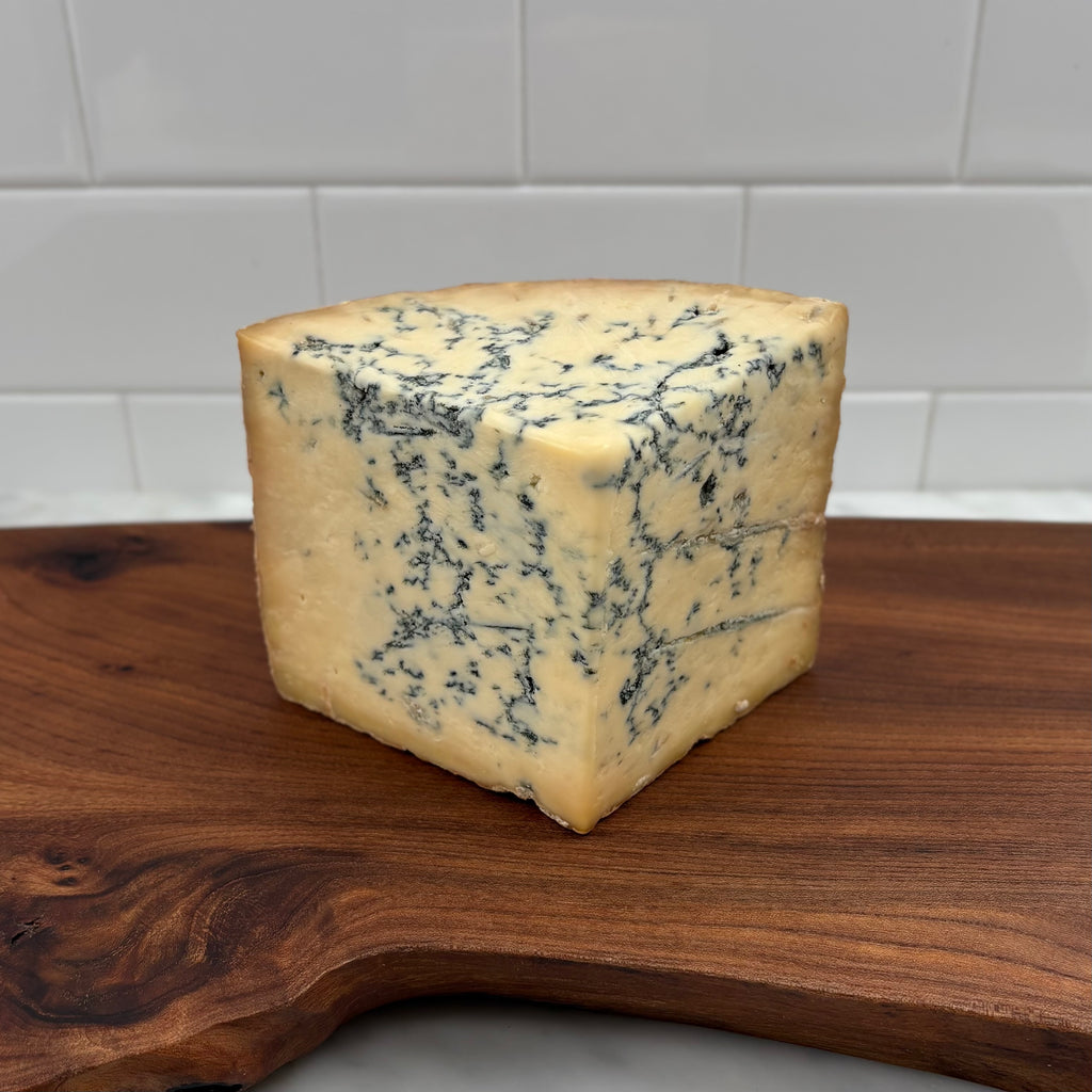 2 lb wedge of Colston Bassett Stilton, traditional English blue cheese