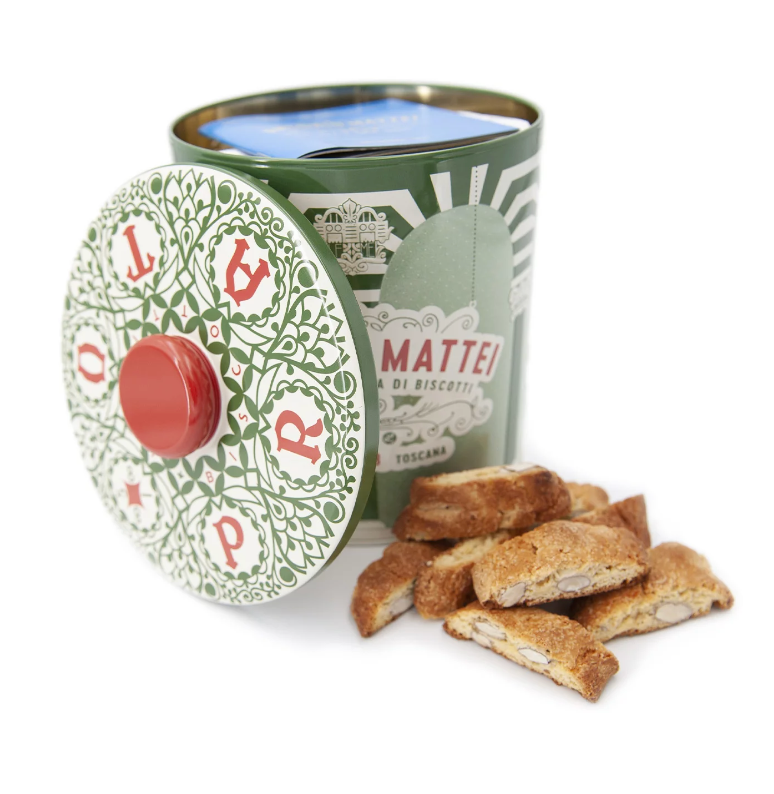 Red & Green Special Edition Tin Biscotti di Prato