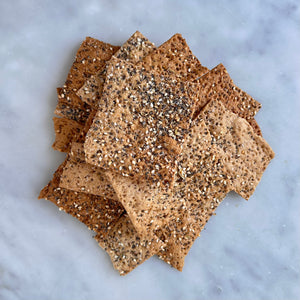 Seeded Spelt Crackers